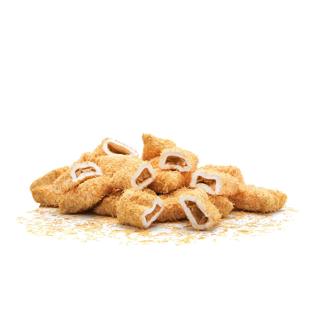 Creamy Turkish Delight Pouch with Biscuit and Crispy Kadayif