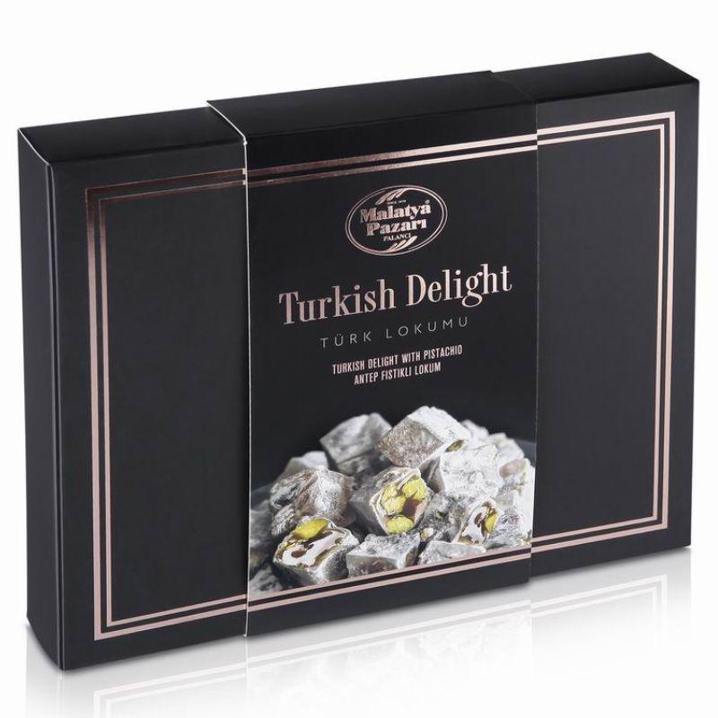 Turkish Delight with Pistachio 400 g (14,10 oz) - Palanci Shop