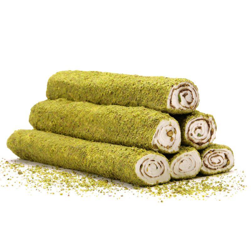 Wrapped Turkish Delight with Powered Pistachio - Palanci Shop