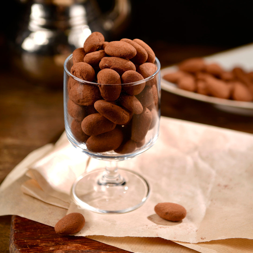 CHOCOLATE-COVERED ALMONDS