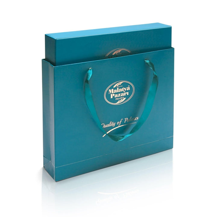 Luxury Mix Nuts Box Blue 800 g (28,21 oz) - Palanci Shop