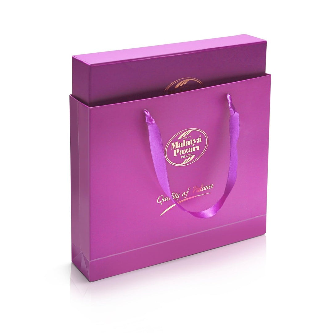 Luxury Mix Nuts Box Purple 800 g (28,21 oz) - Palanci Shop
