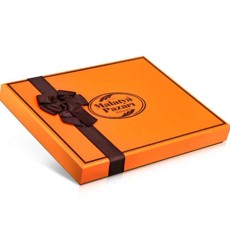 Premium Mix Turkish Delight Orange Box 1400g (49,38 oz) - Palanci Shop